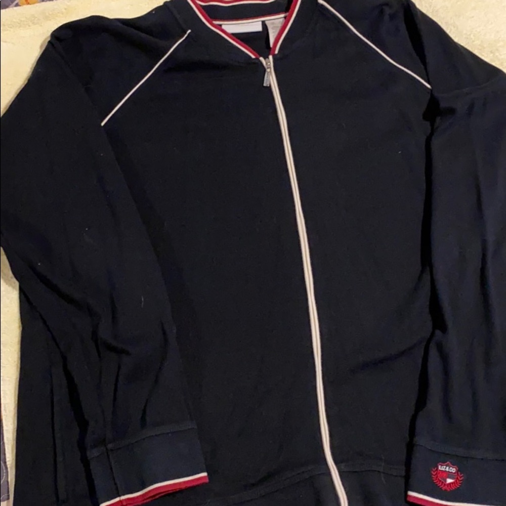 Black zip sweatshirt XL